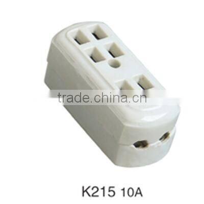 3pin 30A male and female porcelain socket and plug