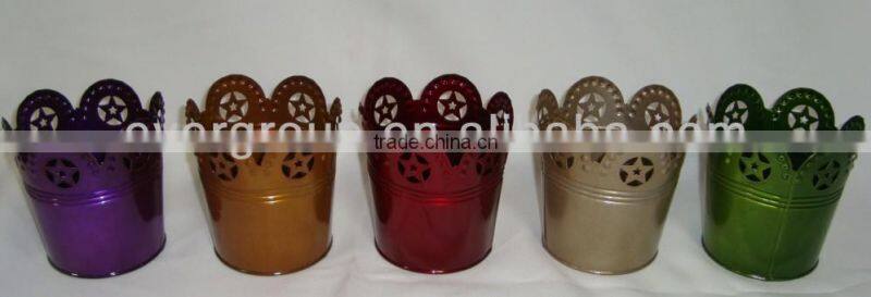 Multiple color optional hollow flower pot/garden planter