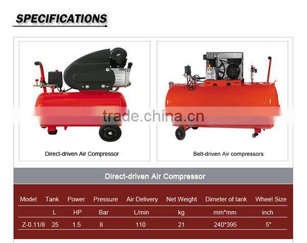 Portable Direct Driven Piston Air Compressor ST09