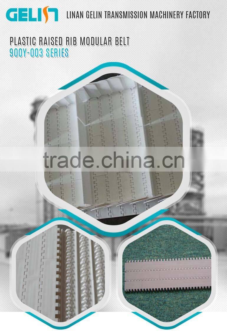 900Y-003 series plastic packing machine flat top chain scarp conveyor belt