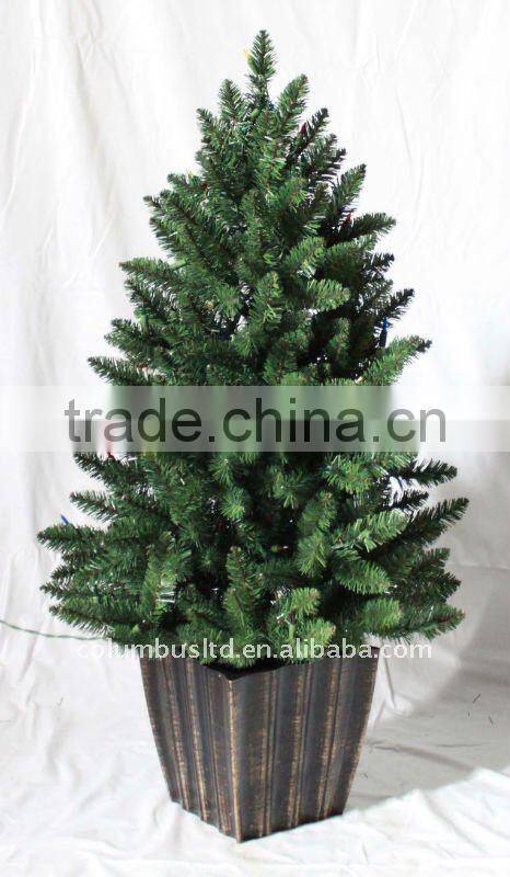 PVC Chirstmas Decoration Tree with LED light