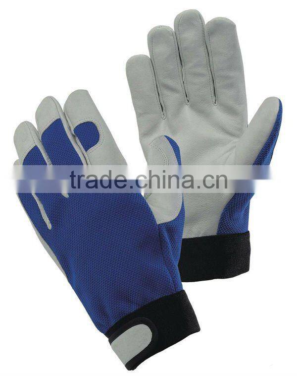 Pig leather working glove