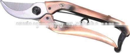 Copper plating handle pruning scissor