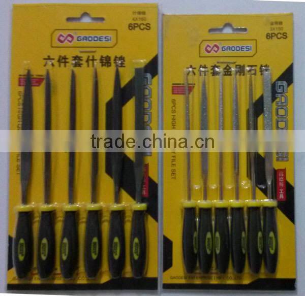 high carbon steel diamond flat file