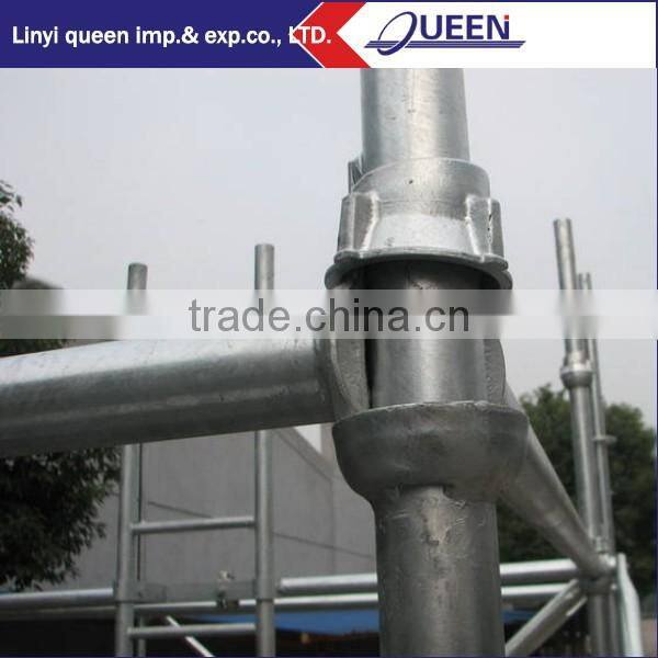 Standard Zinc-Plated Cuplock Scaffolding System for Saudi Arabia