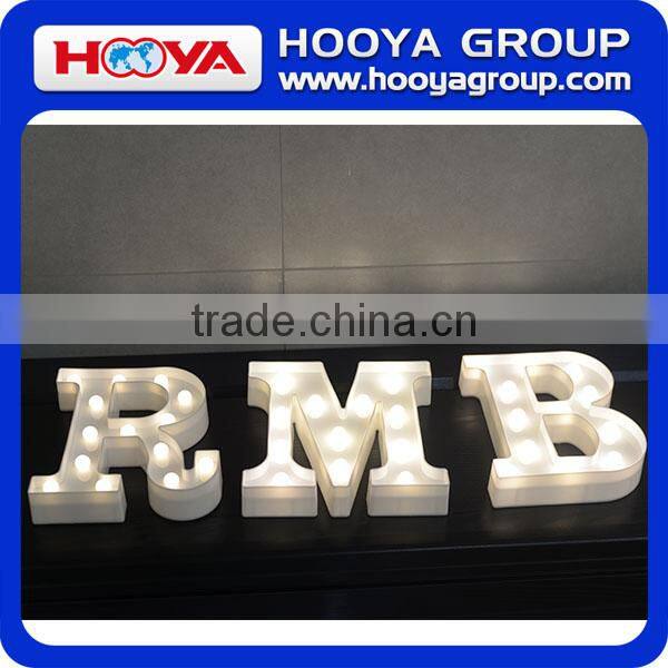 battery operated LED marquee letter light fairground letters lamp