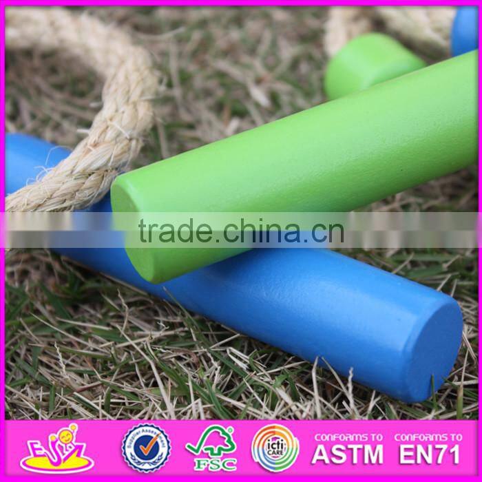 2016 new products educational kids wooden ring toss toy W01A159