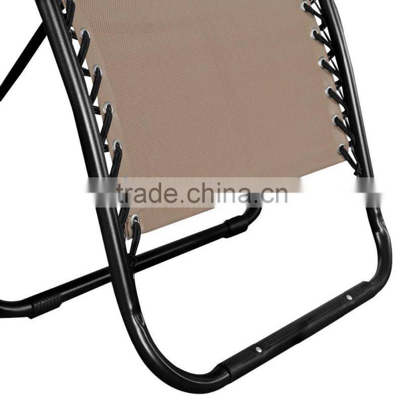 Best Price Teslin Zero Gravity Folding Chair for Leisure with Cup Holder