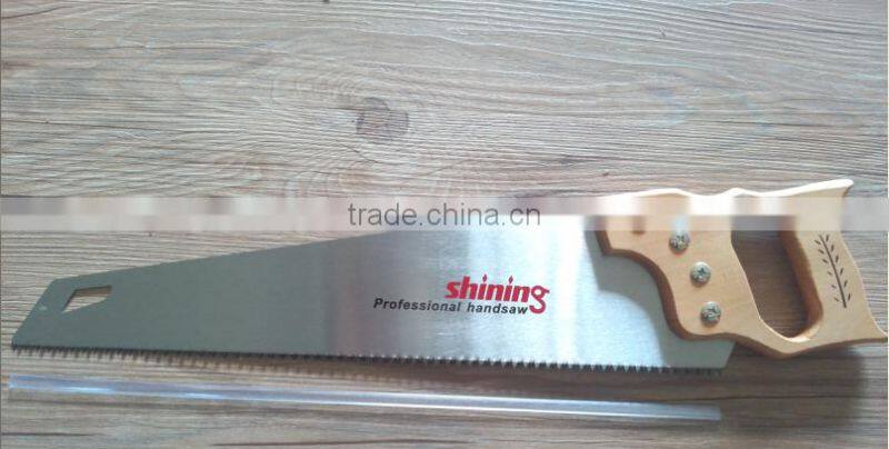 triple sharpening wooden handle hand saws