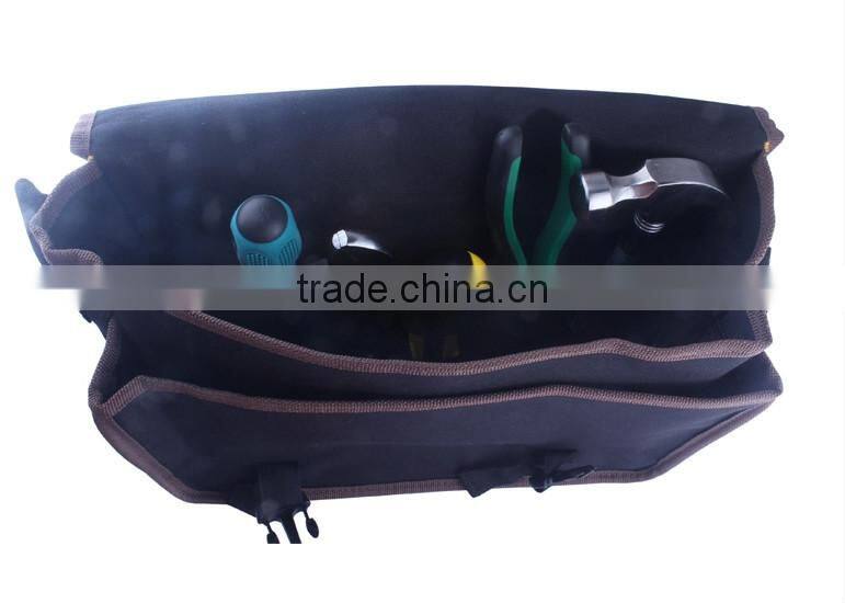 Multi-function large capacity electrician tool messenger bag