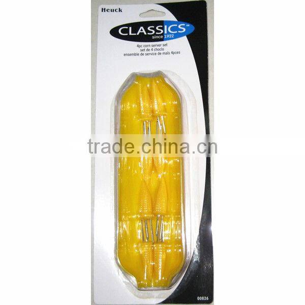 CH-4089 12 Pieces Corn On The Cob Serving Set