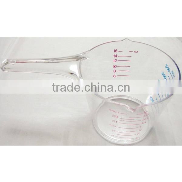 MJ-0360 300ML And 600ML Graduated plastic measuring cup