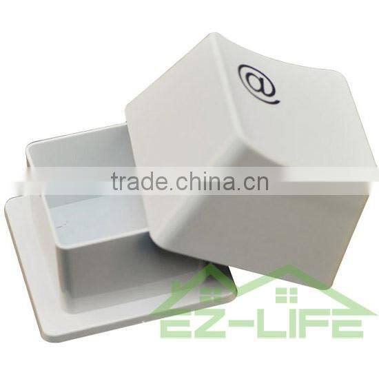 2016 new ariival daily use key mini size plastic clear keyboard storage box with lid for small part