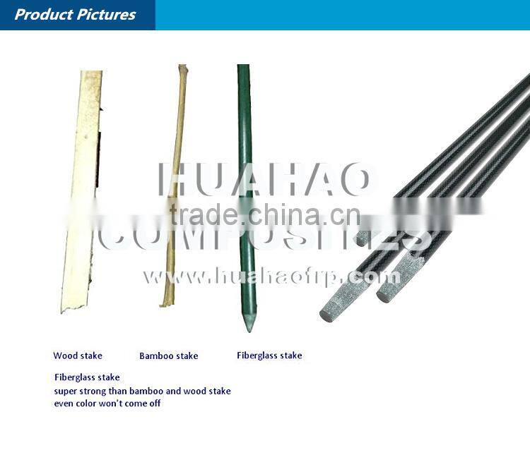 Fiberglass Garden Plant Support,High Strength Flexible Super UV Durable fiberglass plant support rod fast delivery