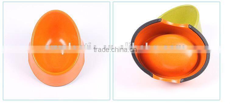 large plastic dog dish / plastic non slip dog dish bowl/ plastic melamine pet food bowl