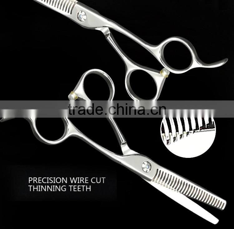 QJ-HS103 100% Pure Hand Made Hairdressing Scissors Convex Edge Blade Japanese Hair Cutting Scissors
