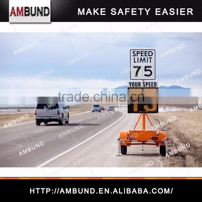 Compact Radar Speed Trailer Signs