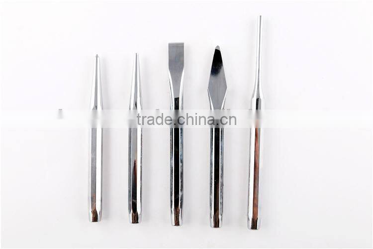 5 Pcs Gold-plated Quality Pin Punch Sets