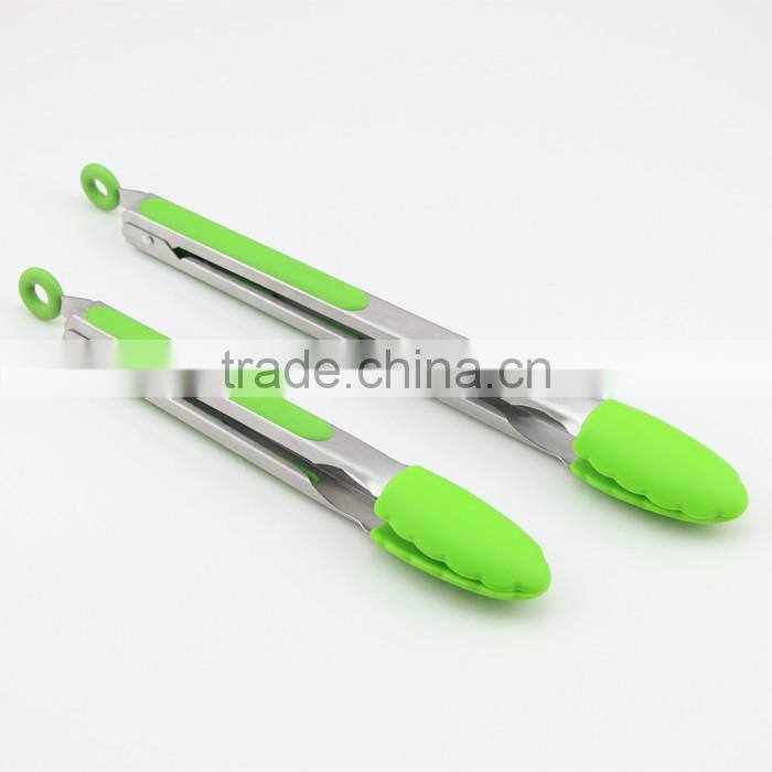 2 Different Kinds of Kitchen Tongs Set Standard Tong Salad Tong