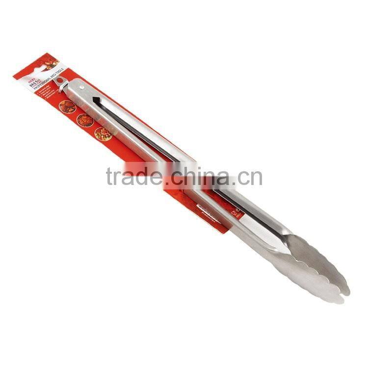2016 kitchen appliances cooking tongs with lock