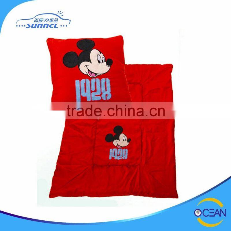 Travel Car Home Use Plush Animal Pillow Blanket good for Baby and Kids