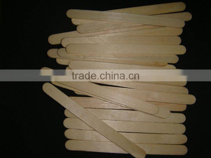 Birch wooden round edge eco friendly popsicle sticks