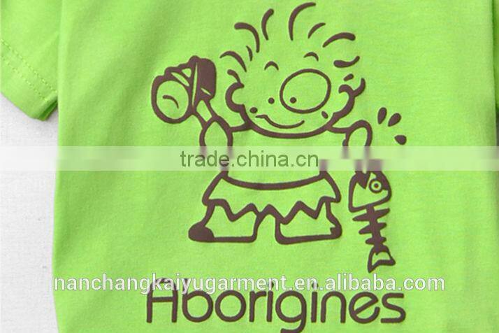 Wholsale good cheapest boy kids custom printed T shirt
