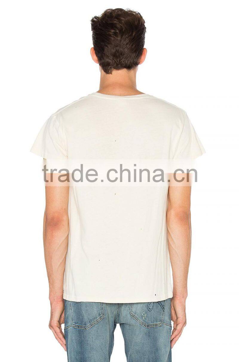 Modern new design style men's sport new pattern t-shirts