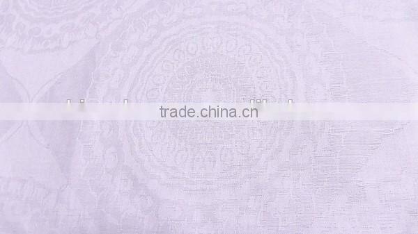 2016 hot sale high quality round polyester jacquard table cloth