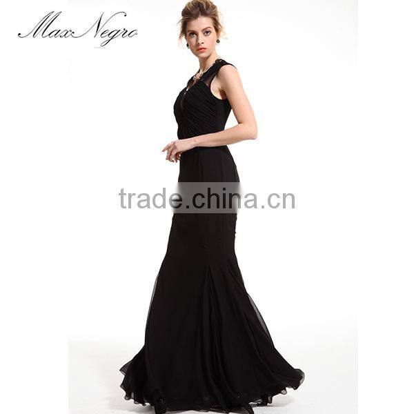 New V Neck Spaghetti Strap Online Univision Boutique Sequin Fabric Long Mermaid Evening Dress