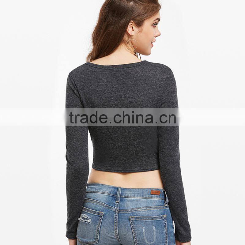 MAXNEGIO clothing women sports long sleeve casual top