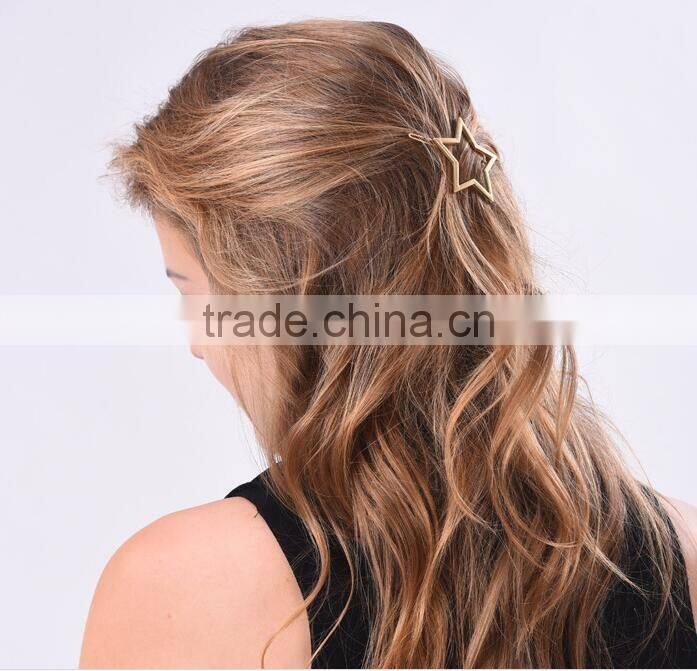 F20070NSimple Geometric shape hair accessories for women