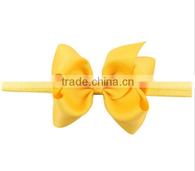 F40634A Girls hairhands colorful beautiful bowties girl headband