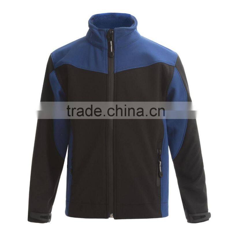 professional outdoor camping windproof zipper custom soft shell jacket