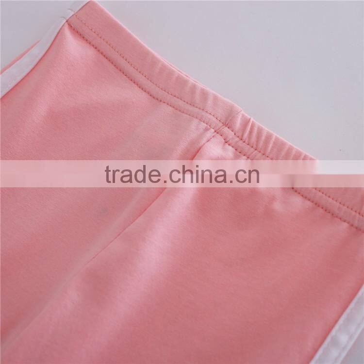 factory wholesale 100% cotton children sweat pants and girls trousers
