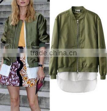 Runwaylover EY0980C Wholesale classic men women nylon custom bomber jacket