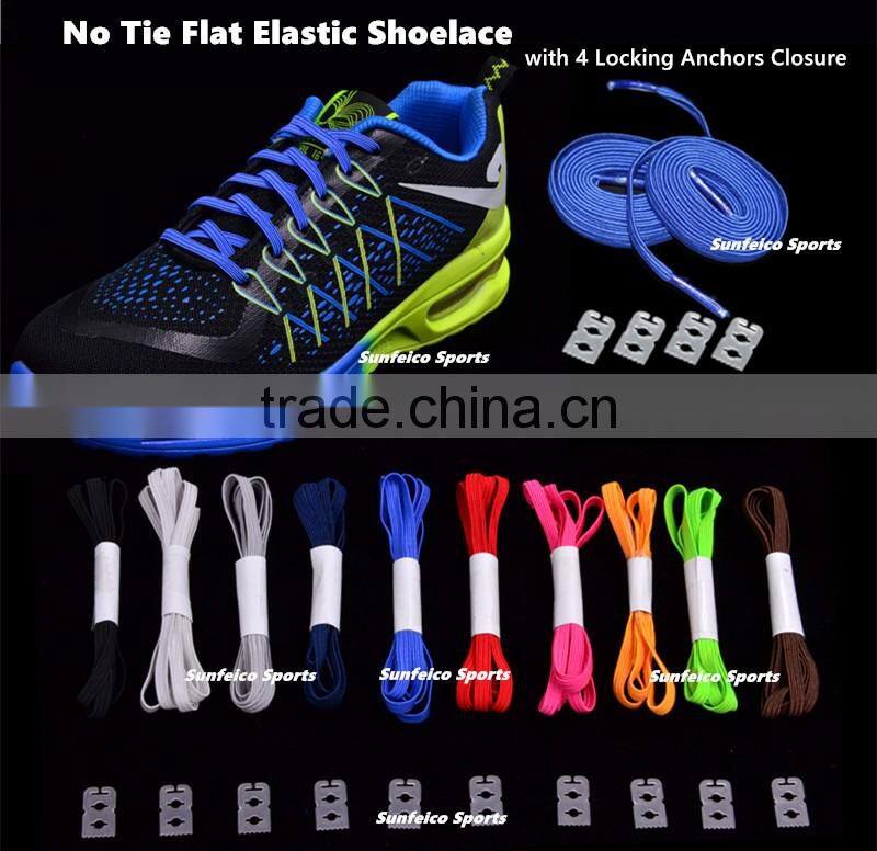 Fastest Magnetic Closing Strong Will Yeezy Sneaker Lace Buckles Never Tie Shoelace Closures - Manufacturer Production - black
