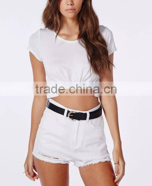 2017 Summer Custom Single Short-sleeve Round Neck Woman T Shirt