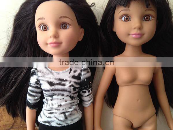 2016 Hot 18 inch black fashion girl doll