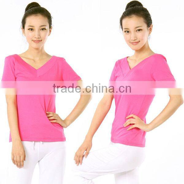 Wholesale Sport Crop Top Suit T Shirt For Women