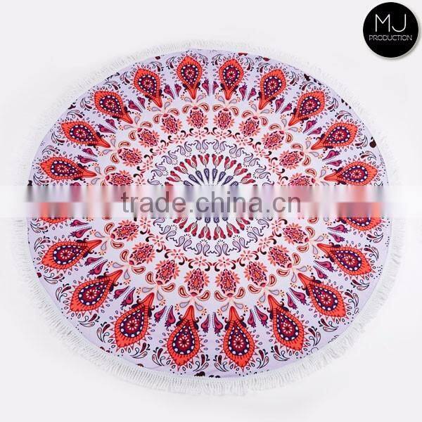 Personalized fabulous oversied round towel