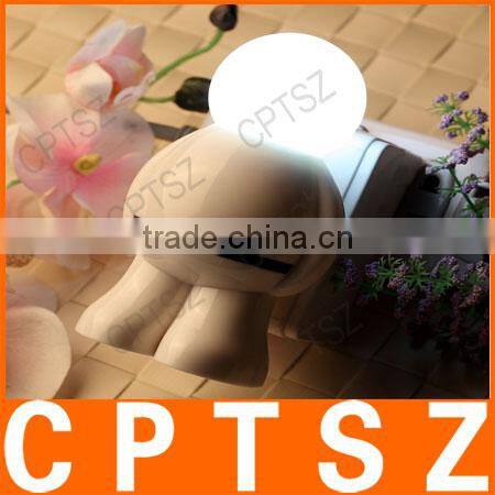 Mini Astronauts Automatic Optical Control Wall Lamp LED Night Light Lamp/Barrier Free astronaut 110-220V/1W light control 2 colo