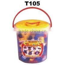 200pcs PS building block with bucket set