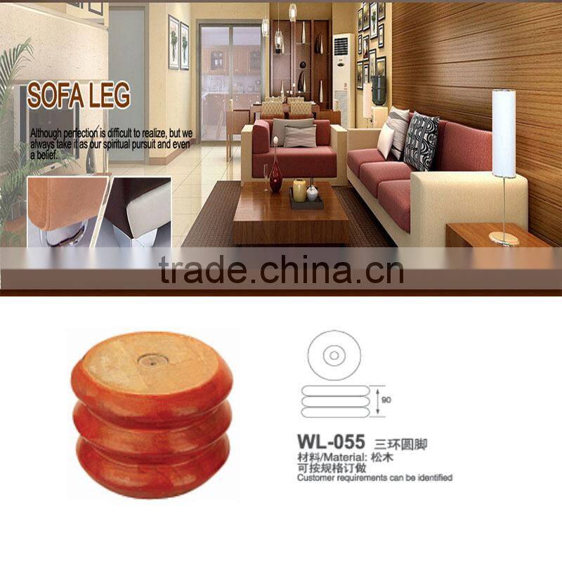Wooden sofa leg