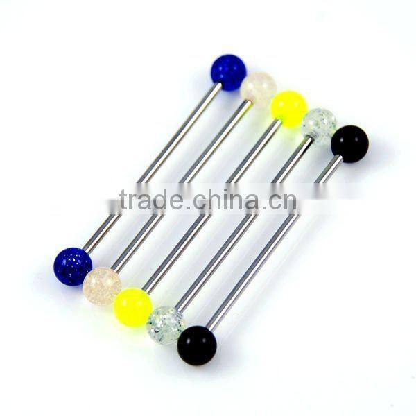 New Hot styles goblet industrial tongue barbell