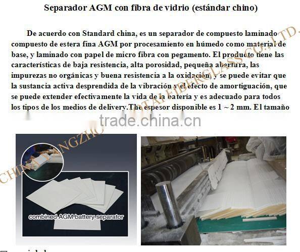 alta calidad 100% separador compuesto pegajosa