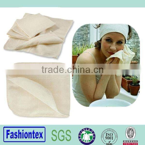100 cotton muslin fabric lady using bamboo muslin cloths for face