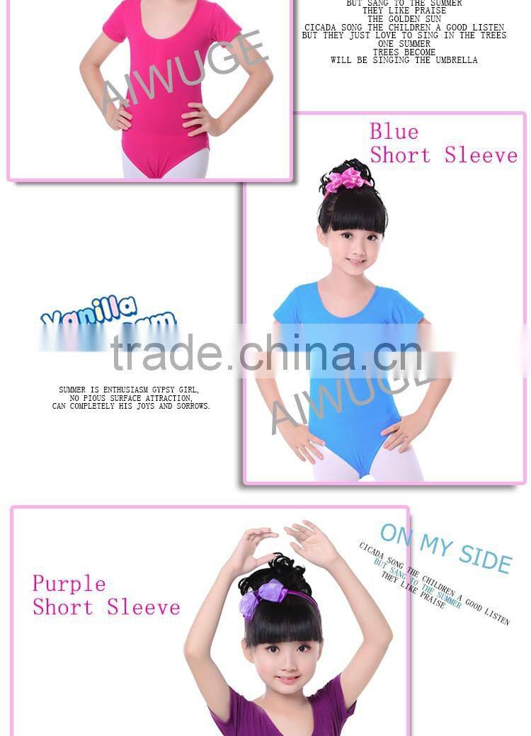 OEM 2016 High Quality Girls Leotard Gymnastic Ballet Kids Dance Leotard