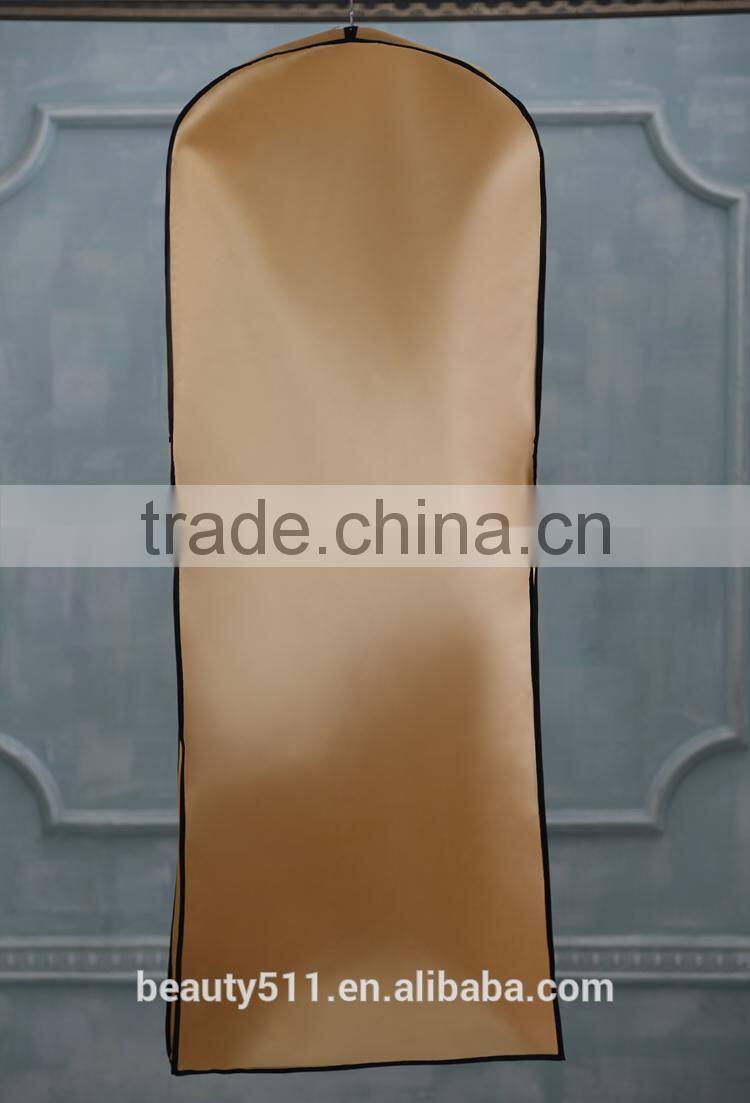 Plastic custom printed wedding dress garment bags with low price WB05