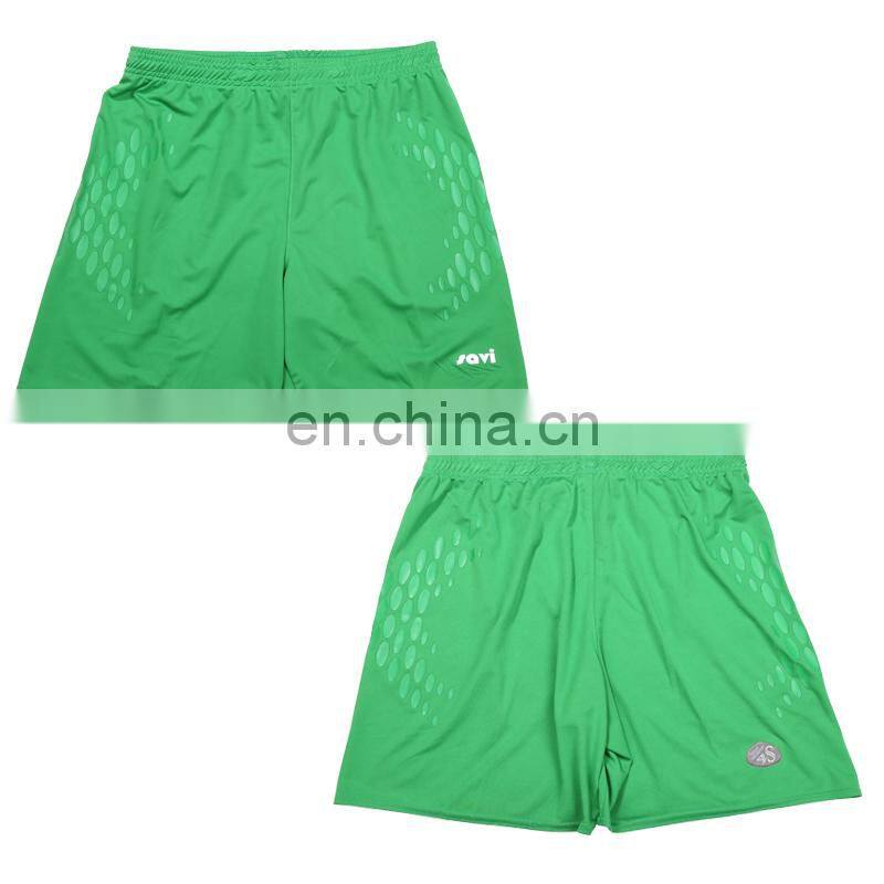 Green Silicone Printed Soccer Short